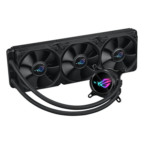 Asus ROG Strix LC III 360 360mm AMD-Intel Uyumlu İşlemci Sıvı Soğutucu - Resim 3
