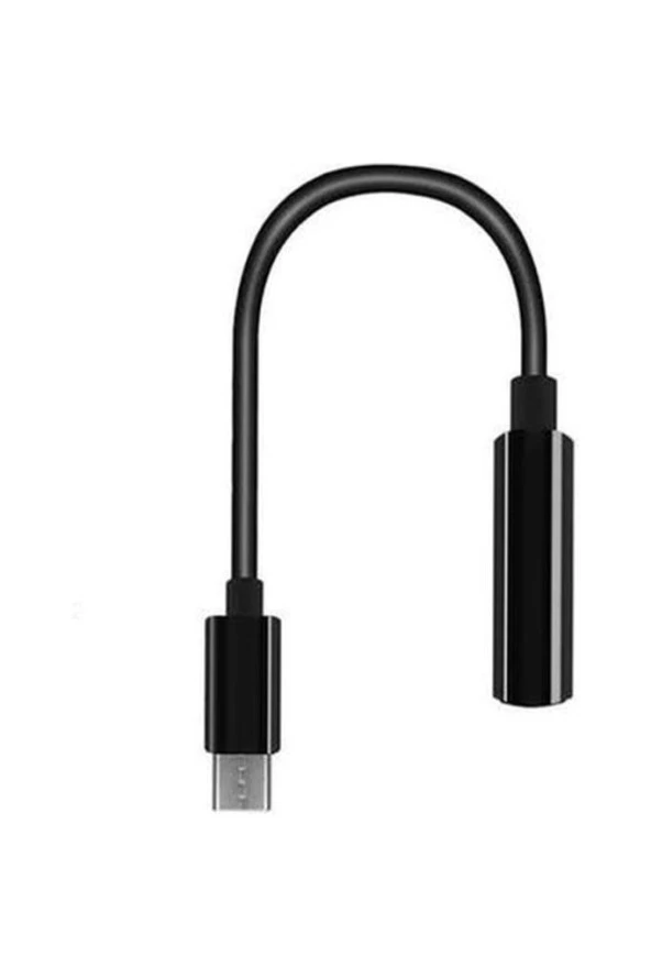 Type-c Aux Kulaklık Mikrofon Dönüştürücü 3.5 Mm Jack Girişli Kulaklık Çevirici