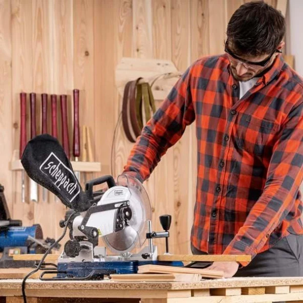 Scheppach Lazerli Gönye Kesme Makinası HM80L - 5