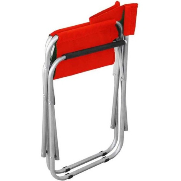 Eportatif Bahçe Plaj Sandalyesi Rejisör Koltuk Piknik Koltuk Kırmızı 1070 - 3