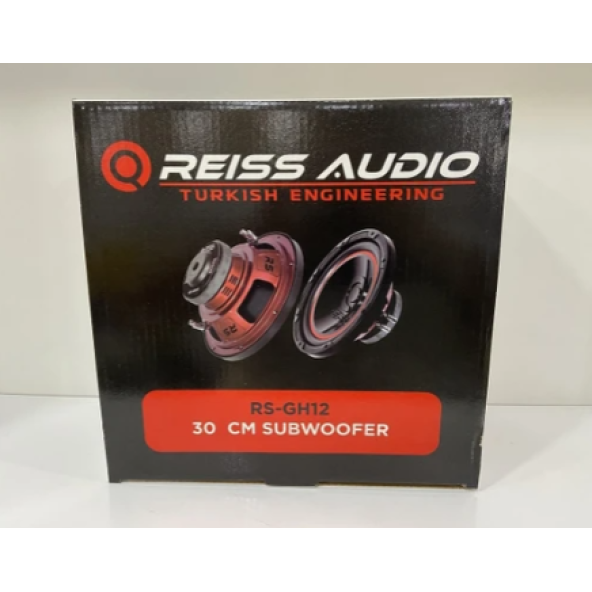 Reiss Audıo RS-GH12  1400W 400RMS 30 cm Bas Pro Seri