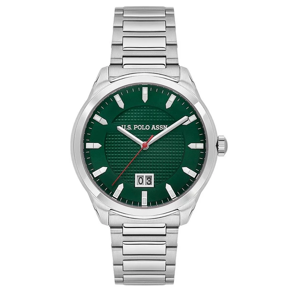U.S. POLO ASSN. USPA1087-06 YEŞİL KADRAN ÇELİK ERKEK KOL SAATİ