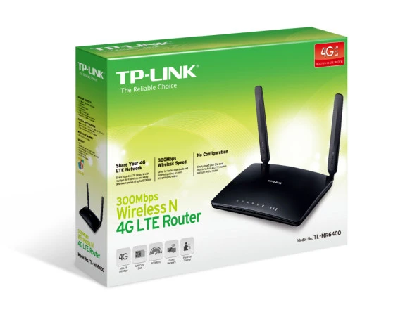 Tp-Link 300 Mbps 4 Port 4G Kablosuz Router Sim Kartlı Konuk Ağı ve Ebeveyn Kontrolü Desteği