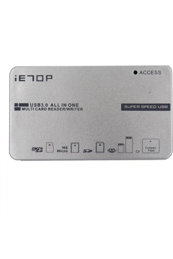 Usb 3.0 Profesyonel Usb Compact Süper Hızlı Flash Kart Okuyucu 256 Gb Destekli - 2