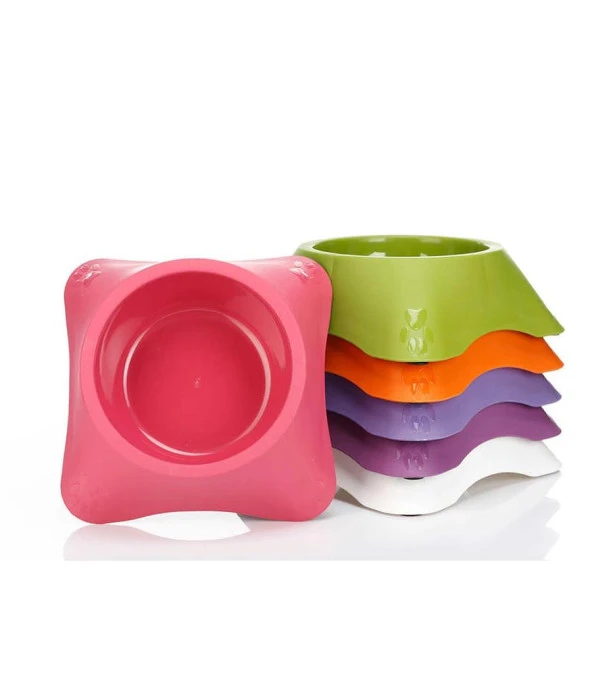 Evohe Lüx Kedi Mama Kabı XL En: 19,5 cm Boy: 19,5 cm 1 TANE