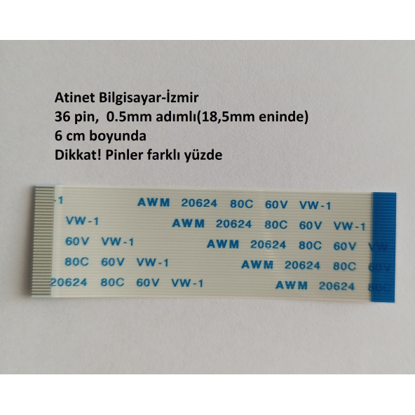 Awm 20624 80C 60V Vw-1 Flex Kablo 36-0.5-6B