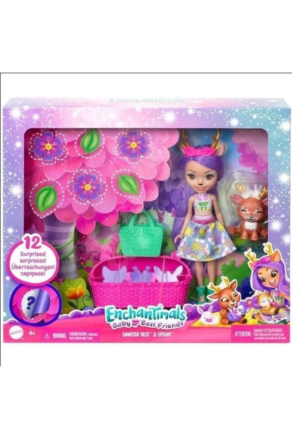 Enchantimals Bestie Reveal Danessa&sprint Hlk83 Hlk84