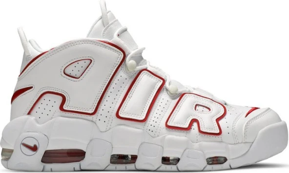 Nike Air More Uptempo 'White Varsity Red' 2021 Spor Ayakkabı