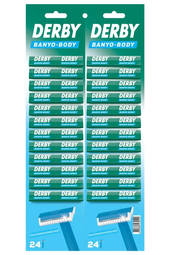 Derby Banyo Body Kartela 48'li