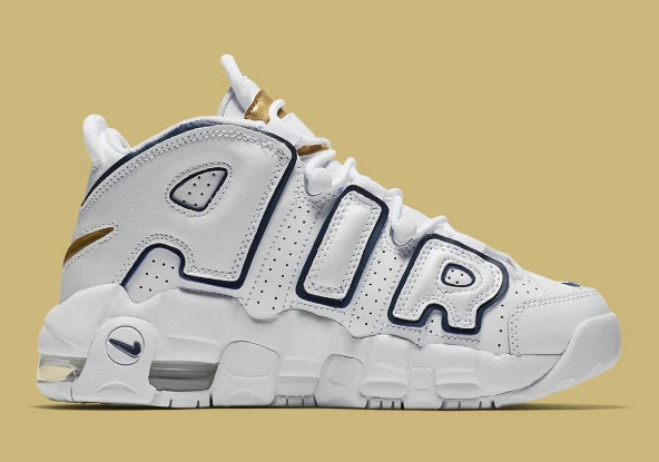 Nike Air More Uptempo GS 'Midnight Navy' Spor Ayakkabısı