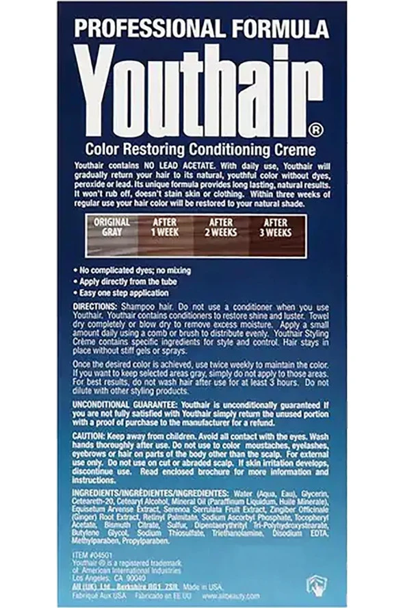 Youthair Saç Rengi Koyulaştırıcı Krem 106ML - 4