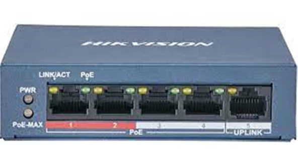 Hilook 5 Port 10-100 Poe Switch