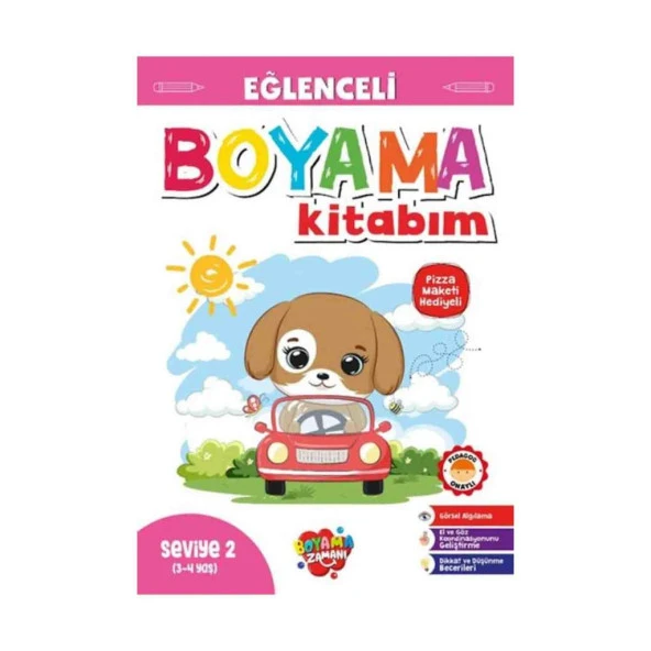 Boyama Zamanı Eğlenceli Boyama Kitabım Seviye 2