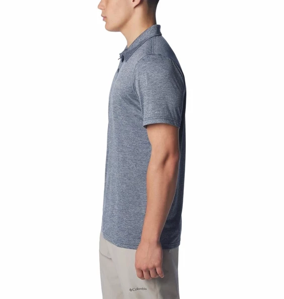 Columbia Hike Polo Erkek Kısa Kollu Polo Yaka Tişört Lacivert AO3614-465 - Resim 3