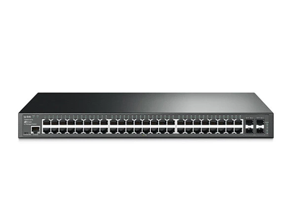 Tp-Link 48 Port 10-100-1000 Mbps Yönetilebilir Switch Gigabit L2 Yönetilebilir 4 SFP Slotlu Switch