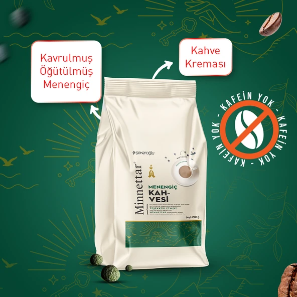 Şekeroğlu Toz Menengiç Kahvesi 1000 Gr - 4