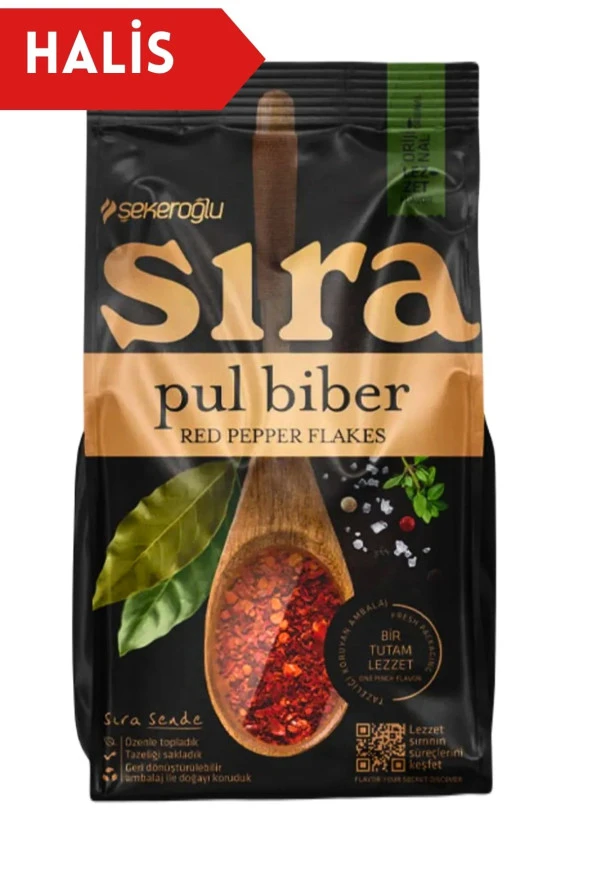 Kırmızı Acı Pul biber 500 Gr ( HALİS )