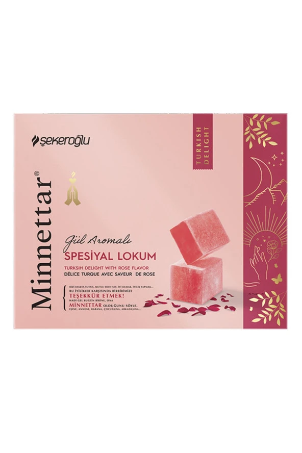 Minnettar Gül Aromalı Special Lokum 300 gr