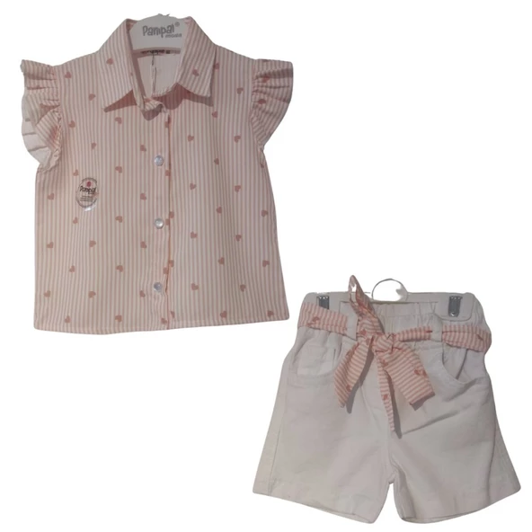 PAMPAL ŞORTLU KIZ ÇOCUK TAKIM 4286 - 3