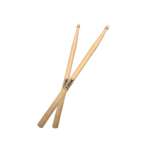 Midex Maple-100-7A Ahşap Akça Ağaç Bateri Baget Davul Bageti 7A Drumsticks (1 Çift)