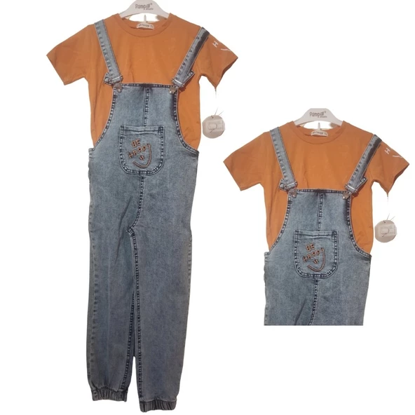 PAMPAL BADİLİ ERKEK ÇOCUK KOT SALOPET - 3