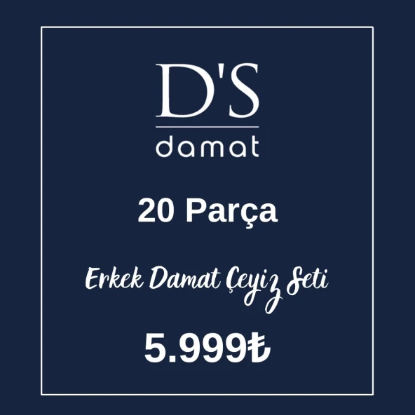 Emilylux D's Damat Erkek Silver Çeyiz Paketi