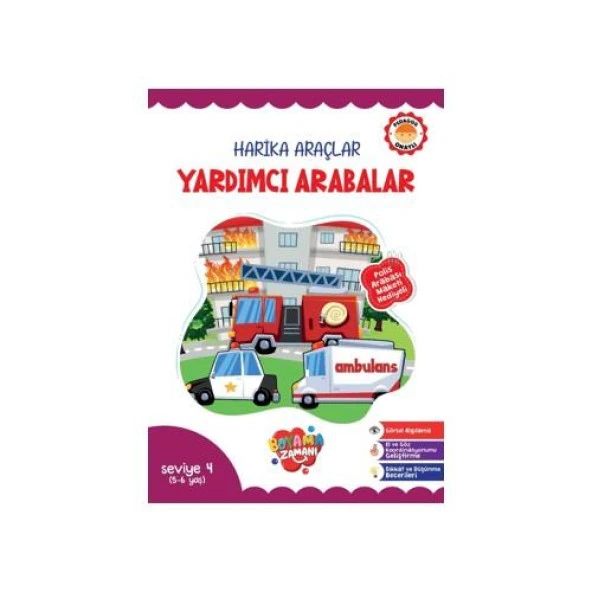 Boyama Zamanı Harika Araçlar - Yardımcı Araçlar Seviye 4