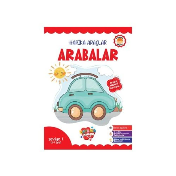 Boyama Zamanı Harika Araçlar - Arabalar Seviye 1