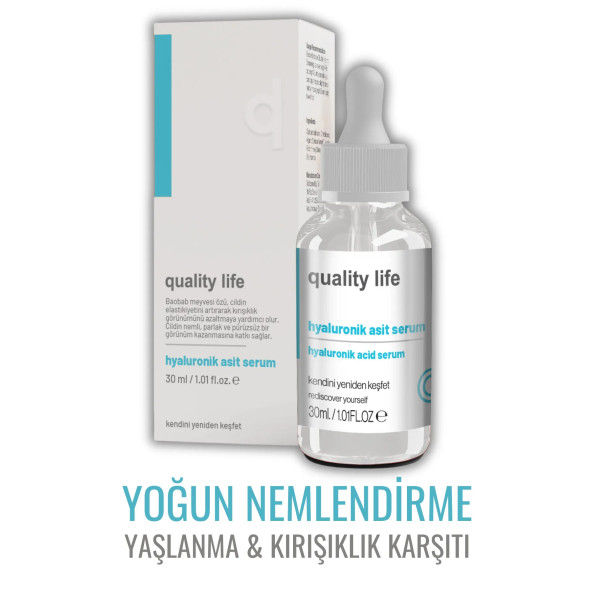 Hyaluronik Asit Cilt Serumu Yaşlanma Ve Kırışıklık Karşıtı Nemlendirici Yenileyici Cilt Serumu