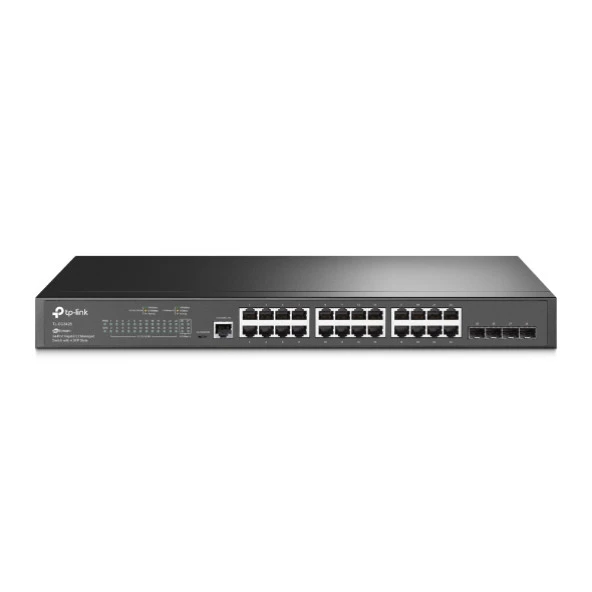 Tenda 8 Port 10-100-1000 Switch 2 Port SFP L2 Çelik Kasa Rack Mount Yönetilebilir Switch