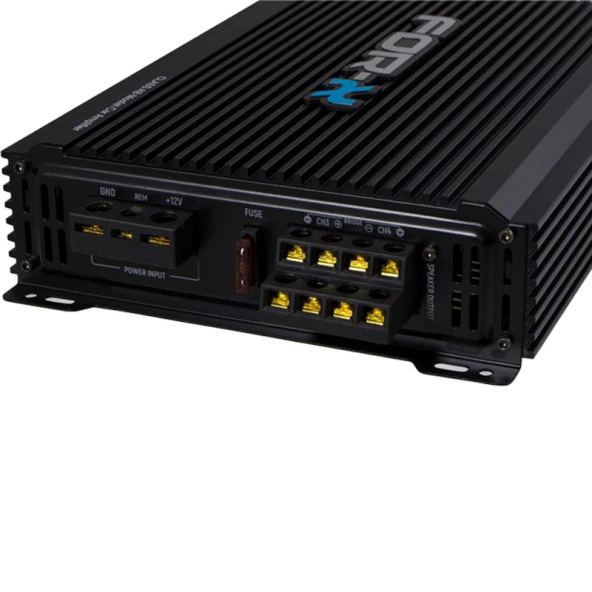 FOR-X XAE-604 4 KANAL MAX 2500 WATT BASS KONTROLLÜ OTO AMFİ( 280X200X58MM) - Resim 3