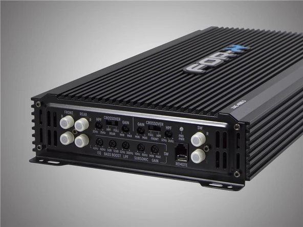 FOR-X XAE-4000.5 OTO ANFİ 4000W 5 KANAL BASS KONTROL - Resim 3