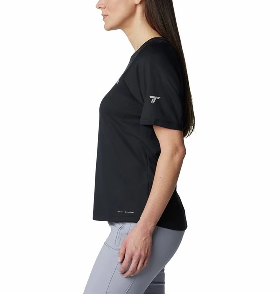 Columbia Summit Valley Short Sleeve Crew Kadın Kısa Kollu Tişört AK5544-010 - Resim 3
