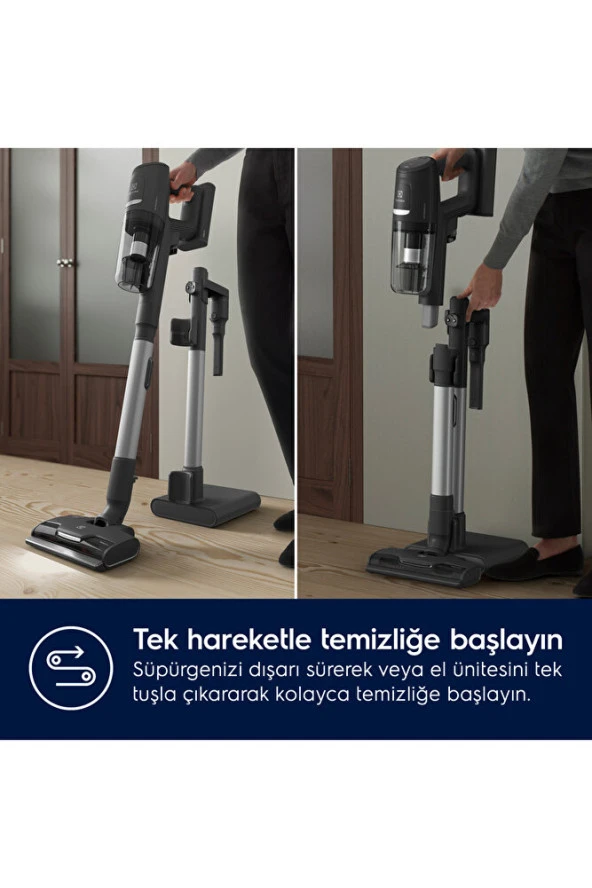 Ep81ub25gg Hygenic 800 Cordless Cleaner 25.5 V Dikey Şarjlı Süpürge - 6