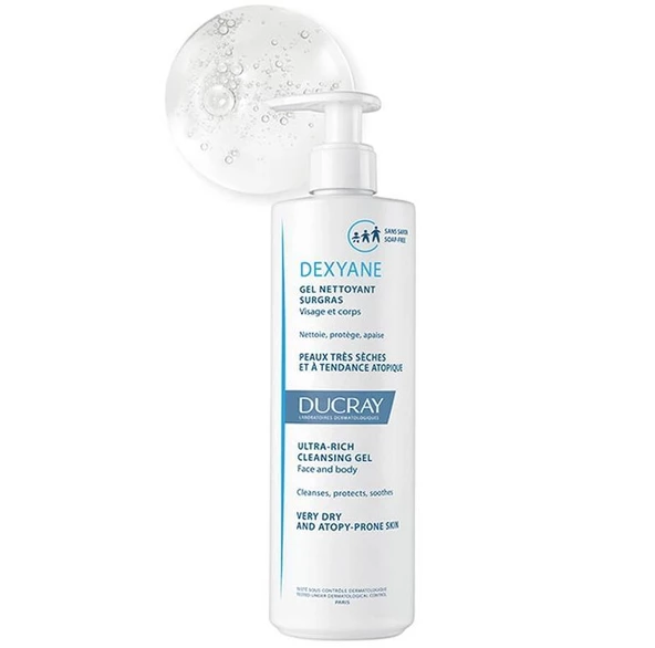 Ducray Dexyane Ultra Rich Cleansing Gel 400 ml