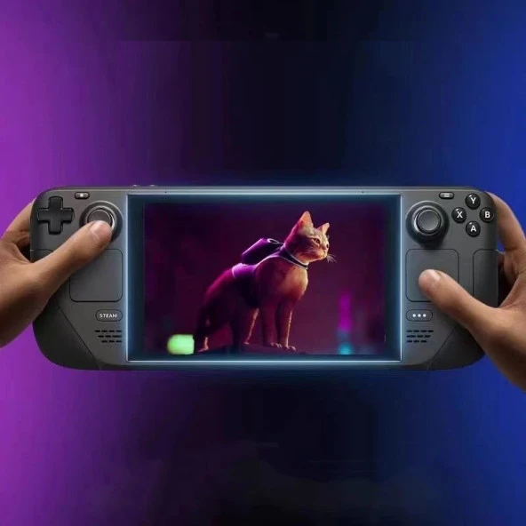 Steam Deck Uyumlu Oyun Konsolu Ekran Koruyucusu Nano Jelatin - Resim 3