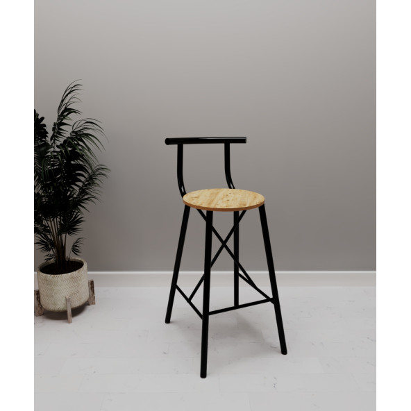 Eportatif Mutfak Sandalyesi Bar Taburesi 1111