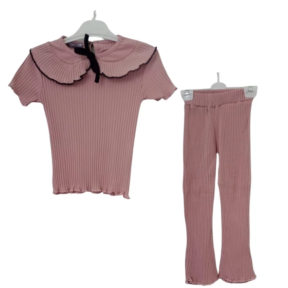 FLOWER İNCE KOMPAKT KIZ ÇOCUK TAKIM - Resim 3