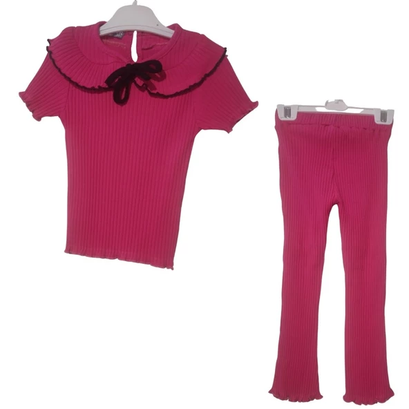 FLOWER İNCE KOMPAKT KIZ ÇOCUK TAKIM - Resim 2