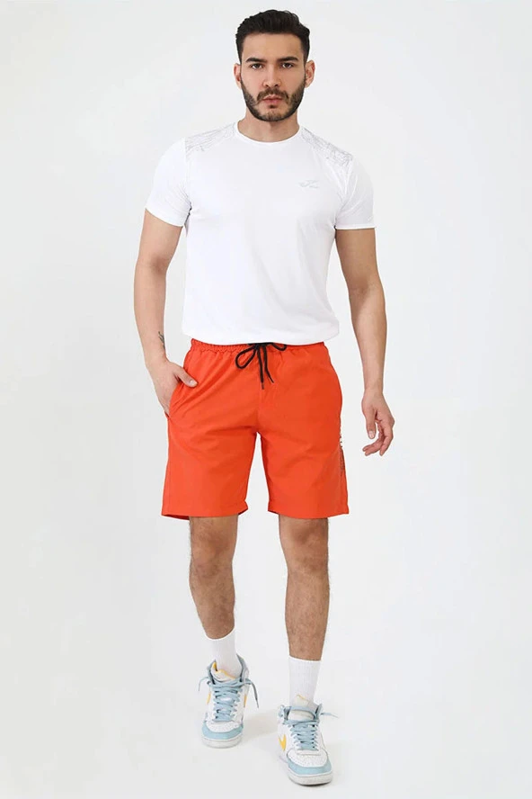 Joma Erkek Günlük Şort Push 4231416 turuncu - 5