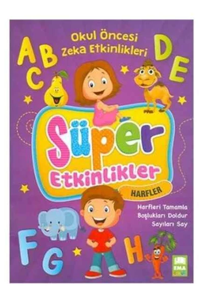 Ema Çocuk Süper Etkinlikler Kitabı Harfler