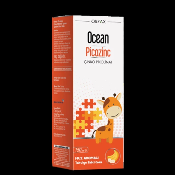 Ocean Çinko Bisglisinat Şurup 150 ml