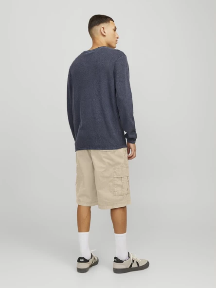 JACK JONES Erkek Uzun Kargo Şort Kapri 12253222 - 5