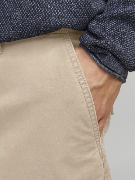 JACK JONES Erkek Uzun Kargo Şort Kapri 12253222 - 4