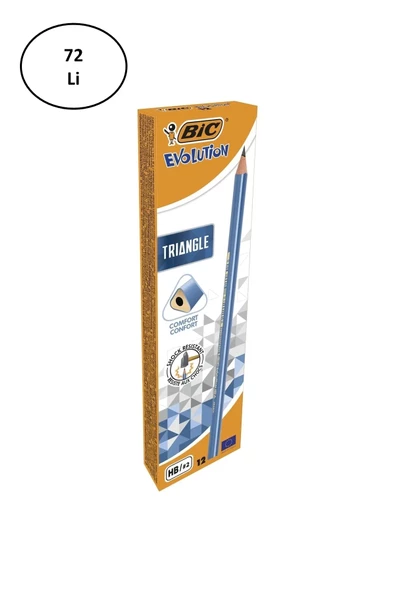 Bic Evolution Üçgen Hb Kurşun Kalem 72'li