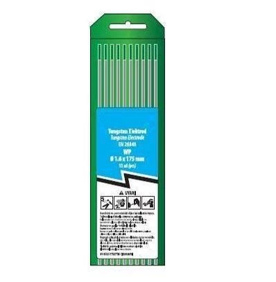Trafimet WP Yeşil Saf Tungsten Elektrot 10'lu Paket  3,2mm