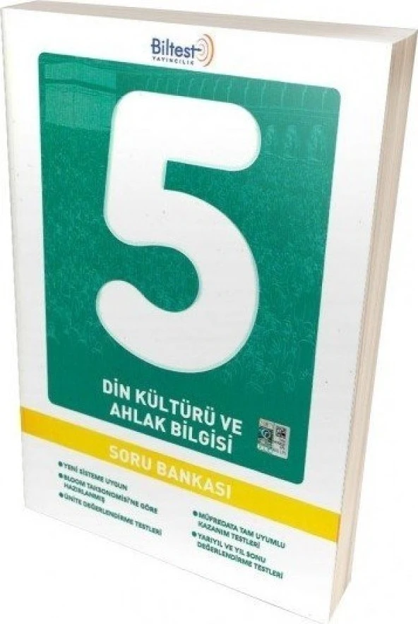 Biltest 5. Sınıf Din Kültürü Ve Ahlak Bilgisi Soru Bankası 2019 Müfredat