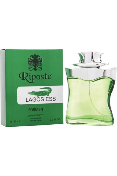 Riposte 24 Saat Etkili Erkek Parfüm - Lagoss Ess - For Men 90 Ml