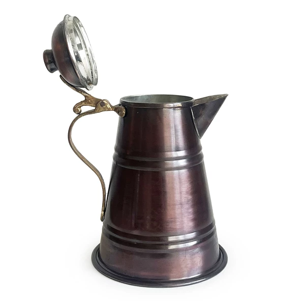 Shark Anatolia Kervan Bakır Sürahi, Sütlük 1 Litre Oksit - 5