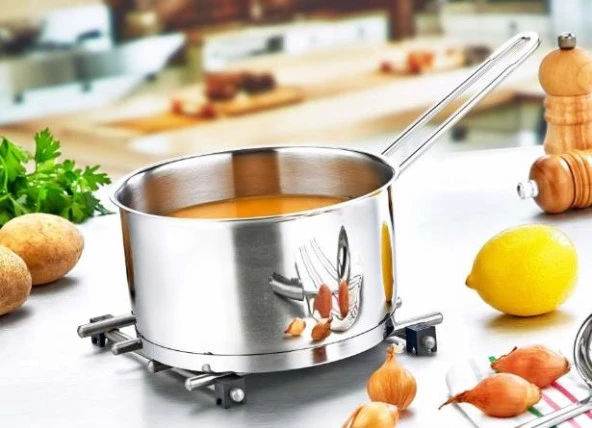 EvimSaray Tava Paslanmaz Çelik Sos Derin Luna 14cm 1.1 Lt - 2